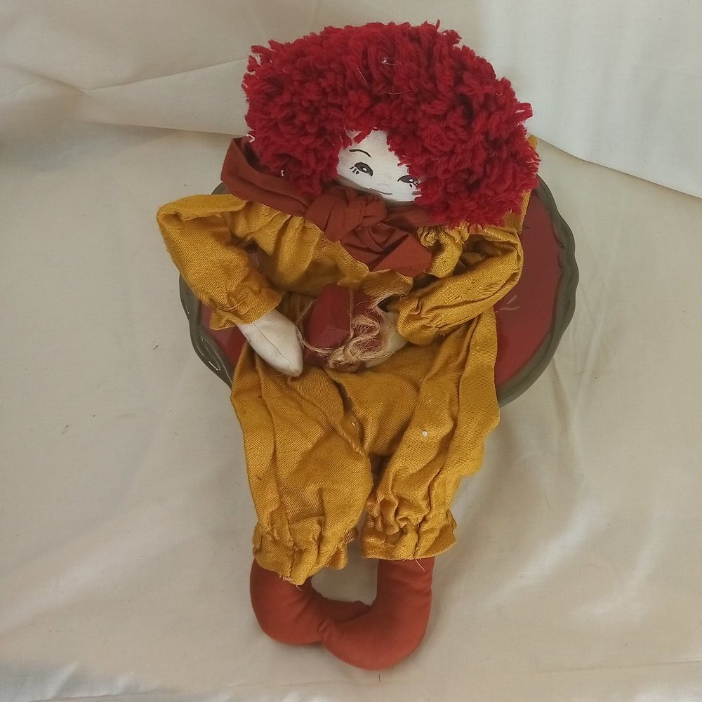 Handmade, Handcrafted Sitting Elf Doll